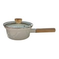 thumbnail image 4 of Elodie Japanese Enamel Milk Pot with Scale Induction Gas Compatible Pot for Camping, 4 of 8