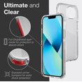 thumbnail image 4 of Étui Transparent Raptic Compatible avec iPhone 13, Couverture Mince Anti-Jaunissement, Caoutchouc Absorbant les Chocs, Étui Protecteur Résistant aux Rayures, Compatible avec iPhone 13 (Transparent, iPhone 13) Transparent, 4 of 7
