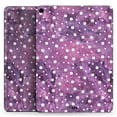thumbnail image 2 of DesignSkinz White Polka Dots Over Purple Pink Paint Mix Full-Body Skin Decal Wrap Cover for iPad 8th Gen 10.2"(A2270/A2428), 2 of 4