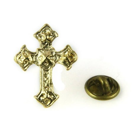- Christian Cross Lapel Pins Tie Tack Religious Church Worker Volunteer...