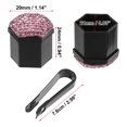 thumbnail image 2 of 20 Universal 21mm Pink Crystal Turkish Stud Cover Caps, 2 of 5