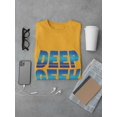 thumbnail image 3 of Deep Geek Grphic Quote Men Gold T-Shirt, Male Medium, 3 of 4
