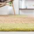 thumbnail image 2 of SAFAVIEH Braided Carina Bordered Reversible Area Rug, Green/Natural, 4' x 4' Round, 2 of 7