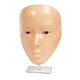 thumbnail image 3 of Práctica de maquillaje reutilizable Modelo de maniquí facial Lavable Piel de entrenamiento flexible Cabeza de maniquí realista 5D Silicona para salón, 3 of 9