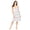 White Floral, variant on Plus Size Breezy Eyelet Short Nightgown