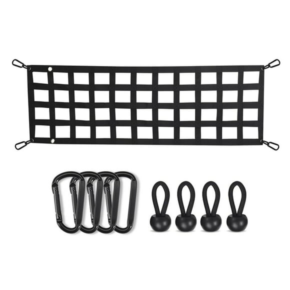 Car Trunk Organizer Net Protection Pickup Truck Bed Cargo Mesh Net Cargo Storage Netting Divider Accessories