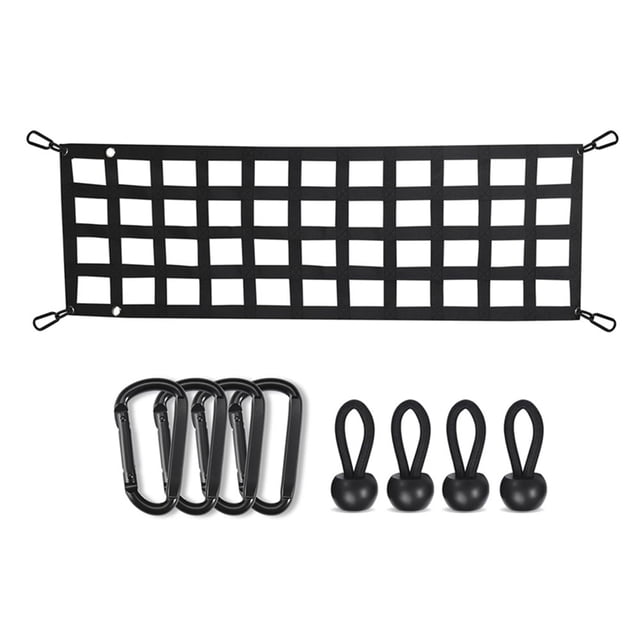 Car Trunk Organizer Net Protection Pickup Truck Bed Cargo Mesh Net Cargo Storage Netting Divider Accessories