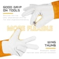 thumbnail image 2 of Guantes de soldadura TOOLIOM Premium Goatskin TIG, 14 pulgadas, grandes, 2 of 6