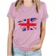 thumbnail image 1 of Fiudx Ropa de Mujer Tops con Estampado de Moda para Mujer, Blusa de Manga Corta, Camisetas Divertidas con Cuello Redondo, 1 of 4
