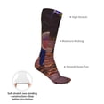 thumbnail image 4 of Lsque Pikmin Print Women's Men's Novelty 20in Crew Socks Cotton Socks Knee High Socks for Walking,Running,Nurses,Pregnancy, 4 of 6