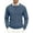 Blue Heather, variant on HAOMEILI Men's Relaxed Fit Cable Knit Crewneck Sweater