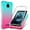 Pink/Teal, variant on SPY Case for SCHOK Volt SV55 SV55216 with [Tempered Glass Screen Protector], Front Frame, Rugged Drop Protection, Full-Body Protection Phone Case Cover - Pink/Purple
