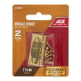 thumbnail image 4 of Hinge Ace National Hardware de latón macizo, 3,8 x 3,2 cm, 1 paquete, 4 of 4