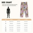 thumbnail image 3 of Fotbe Cute Donuts Pantalones de Pijama para Mujer, Pantalones de Dormir, Pantalones Pj con Cordón y Bolsillos-Large, 3 of 6