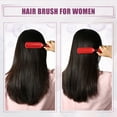 thumbnail image 2 of Hair Brush Detangling Brush for Women Travel Wet Hair Brush for Straight Curly Hair Barber Brush Tools Red, 2 of 7