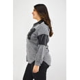 thumbnail image 2 of Sobrecamisa a cuadros Roman Fashion Talla Extra 8051 Gris, 2 of 7