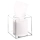 thumbnail image 2 of Caja de pañuelos de acrílico transparente caja de papel lisa rollo de artículos para el hogar para el automóvil tubo de papel, 2 of 5