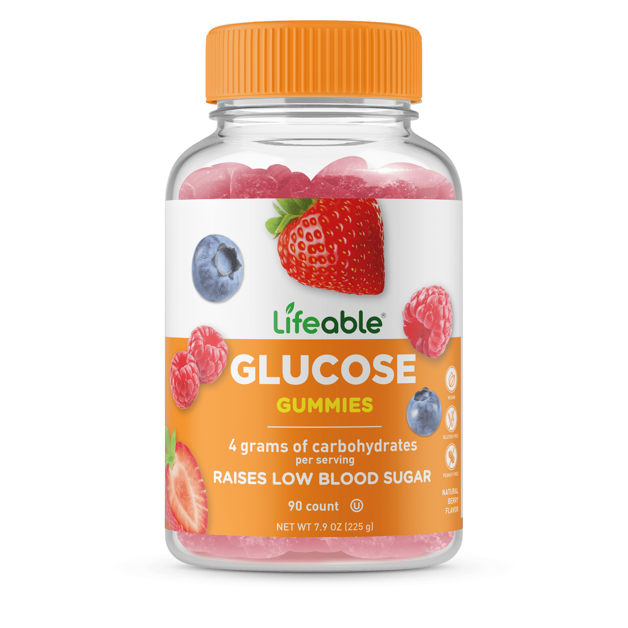 Lifeable Glucose Supplement Vitamin Gummies - 4g - 90 Gummies