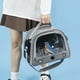 thumbnail image 4 of Mochila Multifuncional Para Animales Pequeños Y Bolsa Para Mascotas Conejito Gatito Perrito Mochila Para Pájaros Con Bandeja Y Comederos Portátil Y Transpirable Para Pájaros Pequeños Y Loros, 4 of 5