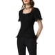 thumbnail image 4 of CAMISA VICTORIANA INSPIRADORA PARA MUJERES CON ESCOTE CORAZÓN Y MANGAS ABULLONADAS, BLUSA GÓTICA CON LACITOS PARA HALLOWEEN, TALLA 3XL, NEGRA, 4 of 6