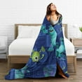 thumbnail image 6 of Ultra Soft Flannel Fleece Blanket, Monsters Inc Comfort Throw Blanket Home Decor for Couch Sofa 60"x50", 6 of 8