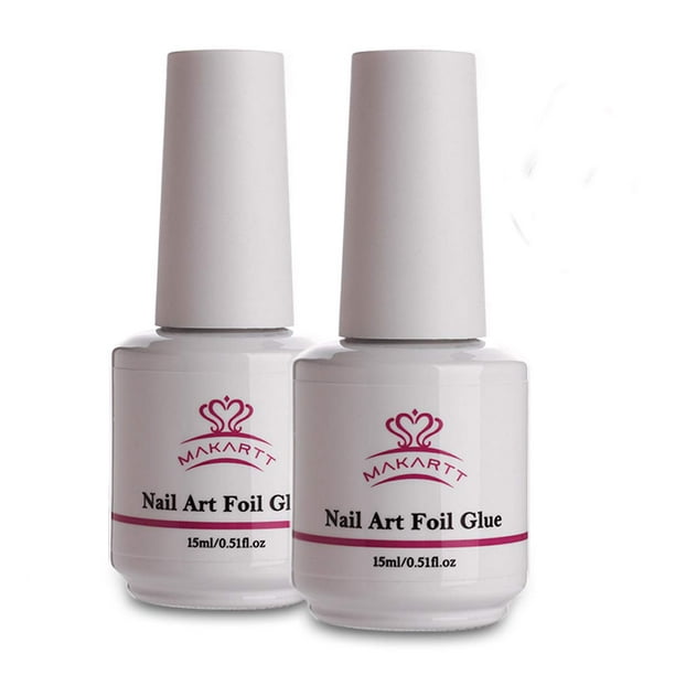 Makartt Nail Art Foil Glue Gel for Foil Stickers Nail Transfer Tips ...