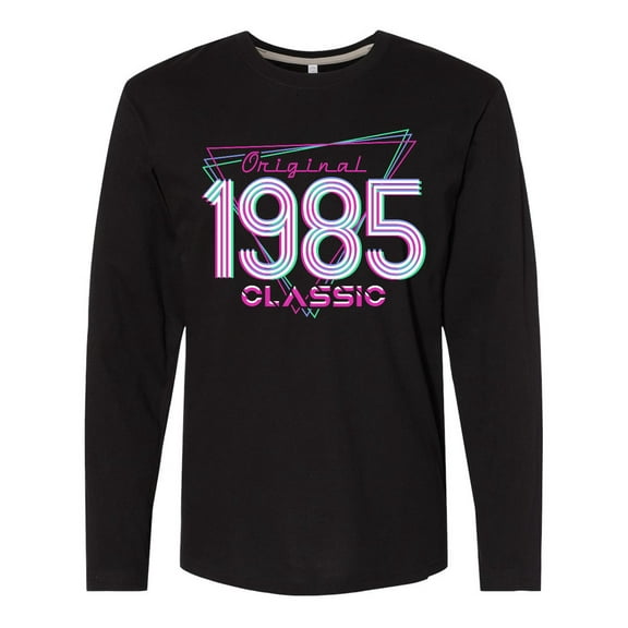 Inktastic Born in 1985 Throwback Birthday Long Sleeve T-Shirt
