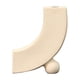 thumbnail image 2 of Jarrón de cerámica blanco liso | Jarrón decorativo moderno en 3 tamaños: 23 x 26 cm, 29 x 13 cm y 13 x 15,5 cm | Acabado texturizado elegante | Base plana y segura | Fácil de limpiar | Decoración, 2 of 6