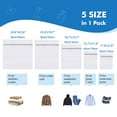 thumbnail image 6 of Okaka 5-Pack Mesh Laundry Bags for Delicate - Blouse, Underwear, Lingerie (5 Sizes), 6 of 9