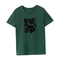 thumbnail image 4 of Camiseta para mujer de ajuste regular, suave, camiseta básica para mochileros y vacaciones S, 4 of 7