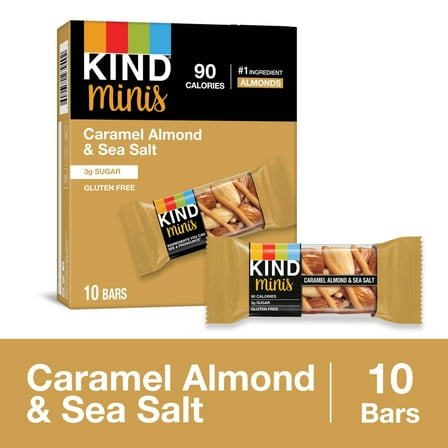 KIND Minis Caramel Almond Sea Salt - 7oz/10ct