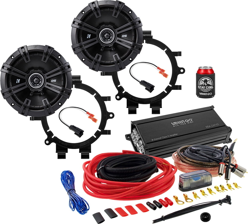 KICKER Speakers 6.5 inch for Honda Civic 2002-2020 Upgrade Kit - 4
