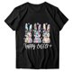 thumbnail image 1 of Camisetas de Manga Larga de las Mujeres Pascua Impreso Suelto Cuello Redondo Camiseta de Manga Corta, Camisetas de Manga Larga para las Mujeres de Uso Diario Casual, 1 of 5