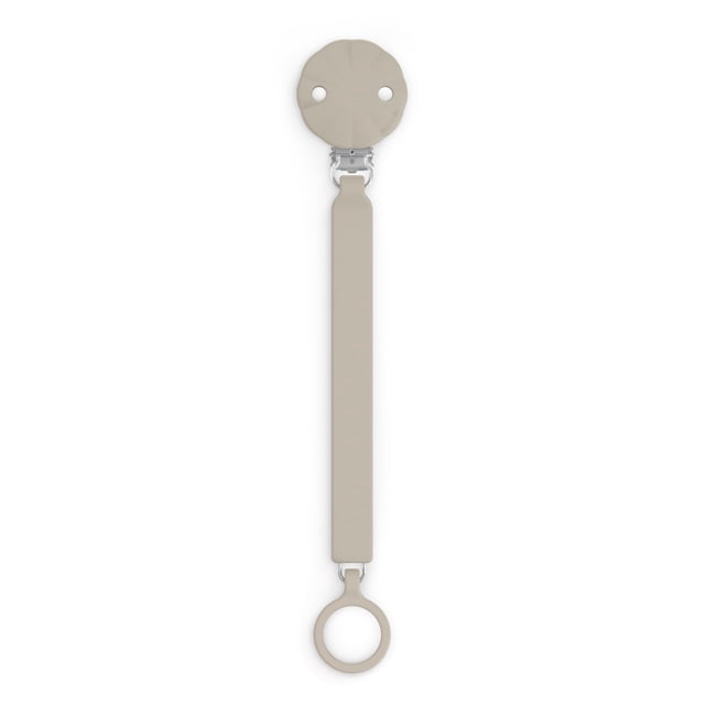 Broche para chupete Suavinex Wonder de silicona gris nubes