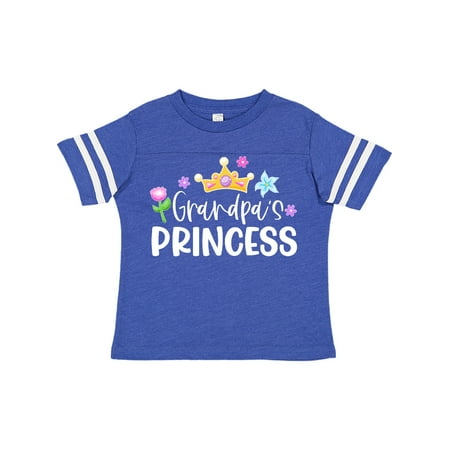 

Inktastic Grandpa s Princess Crown and Flowers Gift Toddler Toddler Girl T-Shirt