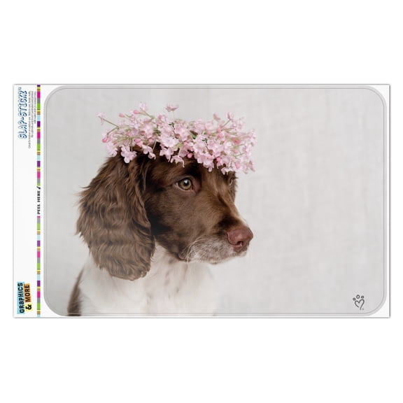 Springer Spaniel Dog Flower Blossom Tiara Home Business Office Sign