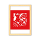thumbnail image 1 of Cuadro de madera decorativa Unbranded Corte de papel perro Animal China Zodiac A4, 1 of 3