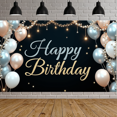 thumbnail image 4 of Decorative Design Happy Birthday Banner Balloon Decoration Party Backdrop for Birthday Party Event Decoration Indoor Celebration, 4 of 7