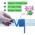 thumbnail image 4 of Size 6 Chenille Yarn 10.5oz/300g 192yds/210m, Fruit Punch Pink, 4 of 8