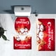 thumbnail image 4 of Juego de alfombrillas de baño navideñas, antideslizantes, para ducha, inodoro y bañera, suaves y absorbentes, para decoración del hogar, 3 piezas, diseño de gallo, 4 of 6