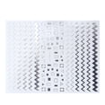 thumbnail image 2 of Funie Nail Art Sticker Gold Colour Geometry Shapes PET Material Long-lasting Nail Art Sticker For Salon, 2 of 7