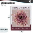 thumbnail image 4 of Stupell Industries Contemporary Chrysanthemum Flower Market Canvas Art, 16 x 20, by Jennifer Stith, 4 of 8