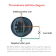 thumbnail image 3 of Falleo Clearance DC12.8V Motorcycle LED Flasher Relay Simple Using LED Turn Signal Relay Replacement for Kymco 100, 3 of 5