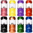 thumbnail image 1 of Linterna de Camping MalloMe Multicolor Paquete de 8 con Pilas, 1 of 7