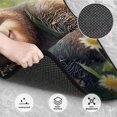 thumbnail image 3 of Balery Daisy Sleeping Sloth Juego de 4 Alfombrillas para Auto, Revestimientos de Caucho Resistente, Diseño Antideslizante, 3 of 7