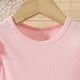 thumbnail image 5 of Odeerbi Niñas Algodón Rib Knit Floral Vestidos Verano Ruffle Manga Arco Princesa Vestido Niños Impreso Sin Mangas Cuello Redondo Rodilla Vestido, 5 of 8