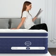 thumbnail image 2 of Twin Mattress, 12 inch Pocket Springs with Gel Memory Foam, Hybrid Mattresses in a Box, 2 of 7