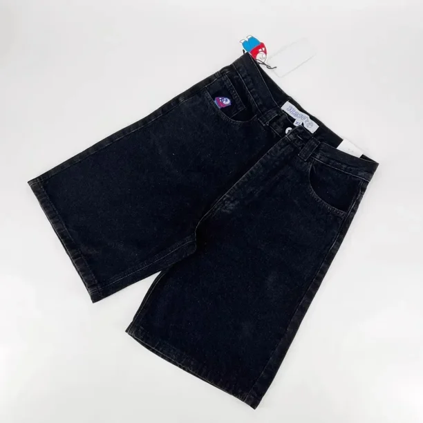 Y2k rgin mary pantalones vaqueros con estampado pantalones cortos de mezclilla nuevo en 2024 pantalones cortos holgados harajuku hombres ropa de calle gráfica pantalones ropa de hombre