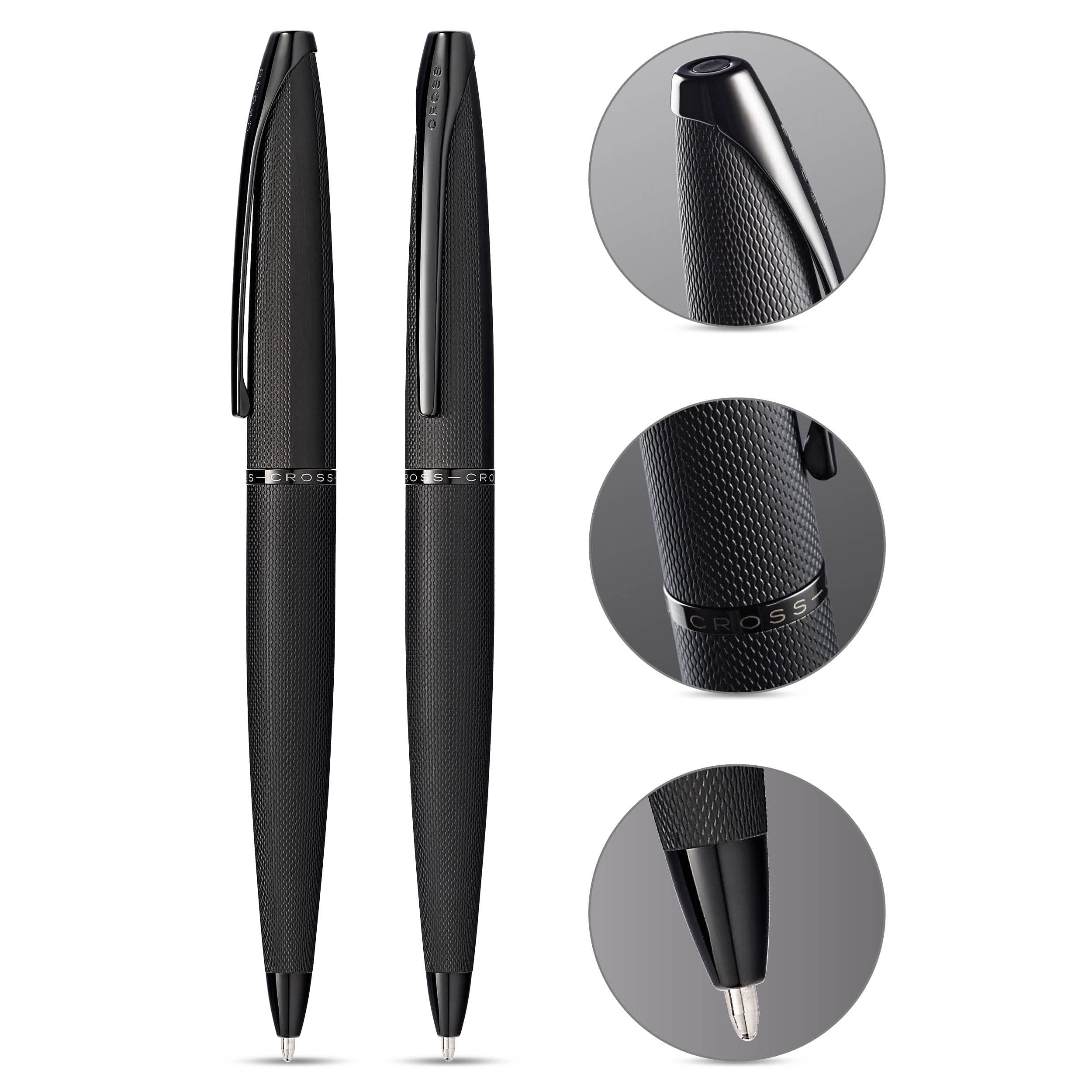 Cross ATX Brushed Black Ballpoint Pen