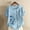 Blue#1, variant on LEBONYARD Womens Summer Clothes,Womens Shirts Short Sleeve summer fall,Women Casual Cotton and Linen Top Ocean Fish Printed Short Sleeve Button Tunic T-shirt Blouse Tops Pink S